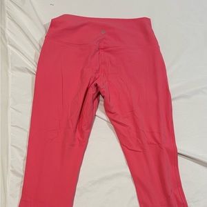 Pink Lululemon Align Crop Leggings